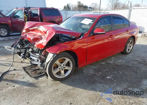 2014 BMW 320I z USA, uszkodzony, nr VIN WBA3B1G52ENN90403